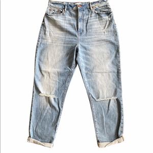 Loft High Waist Boyfriend Jeans NWT